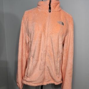 The North Face Osito Fleece Jacket Women’s Medium Peach Soft Cozy Full Zip